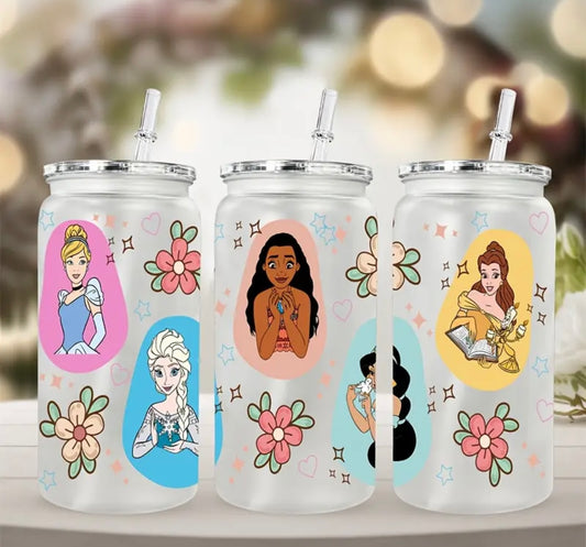 Cartoon Plastic Libby Glass