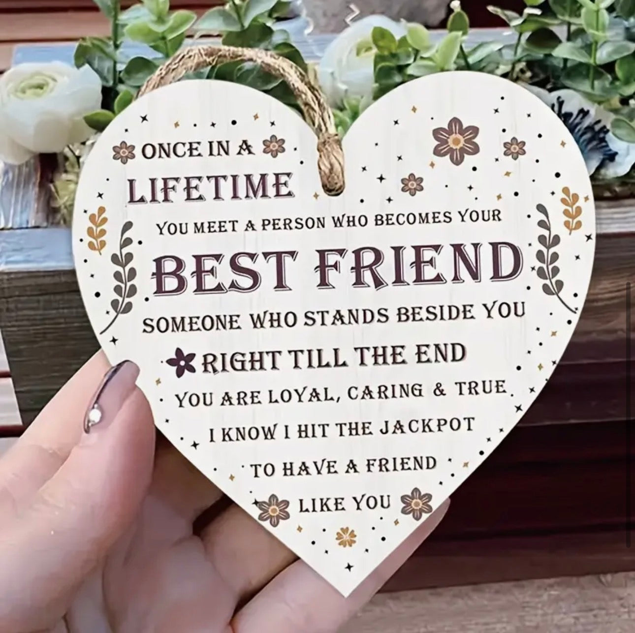 Best friend plaque