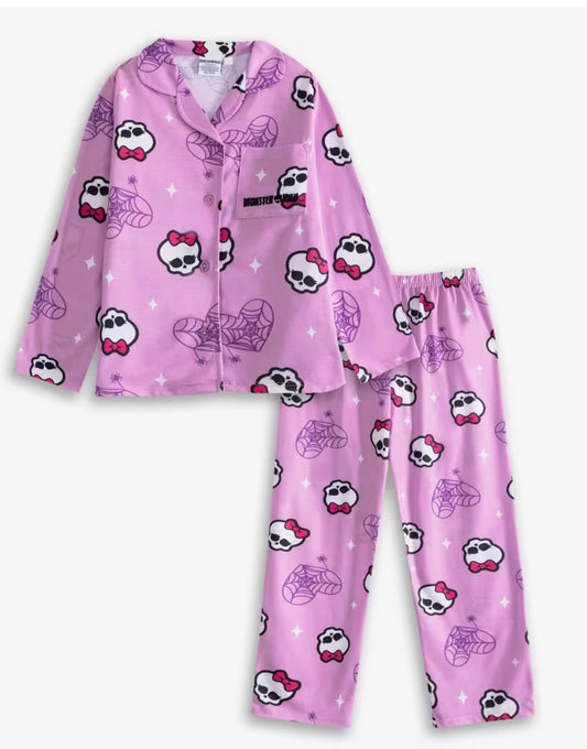 Monster High Girls Pink Pyjama
