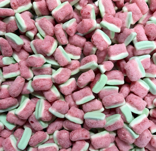 Freeze dried watermelon slices