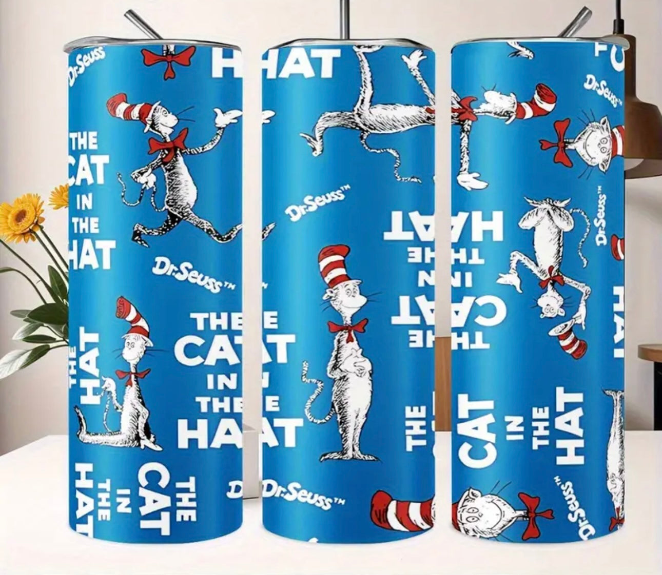 Cat In The Hat Tumbler