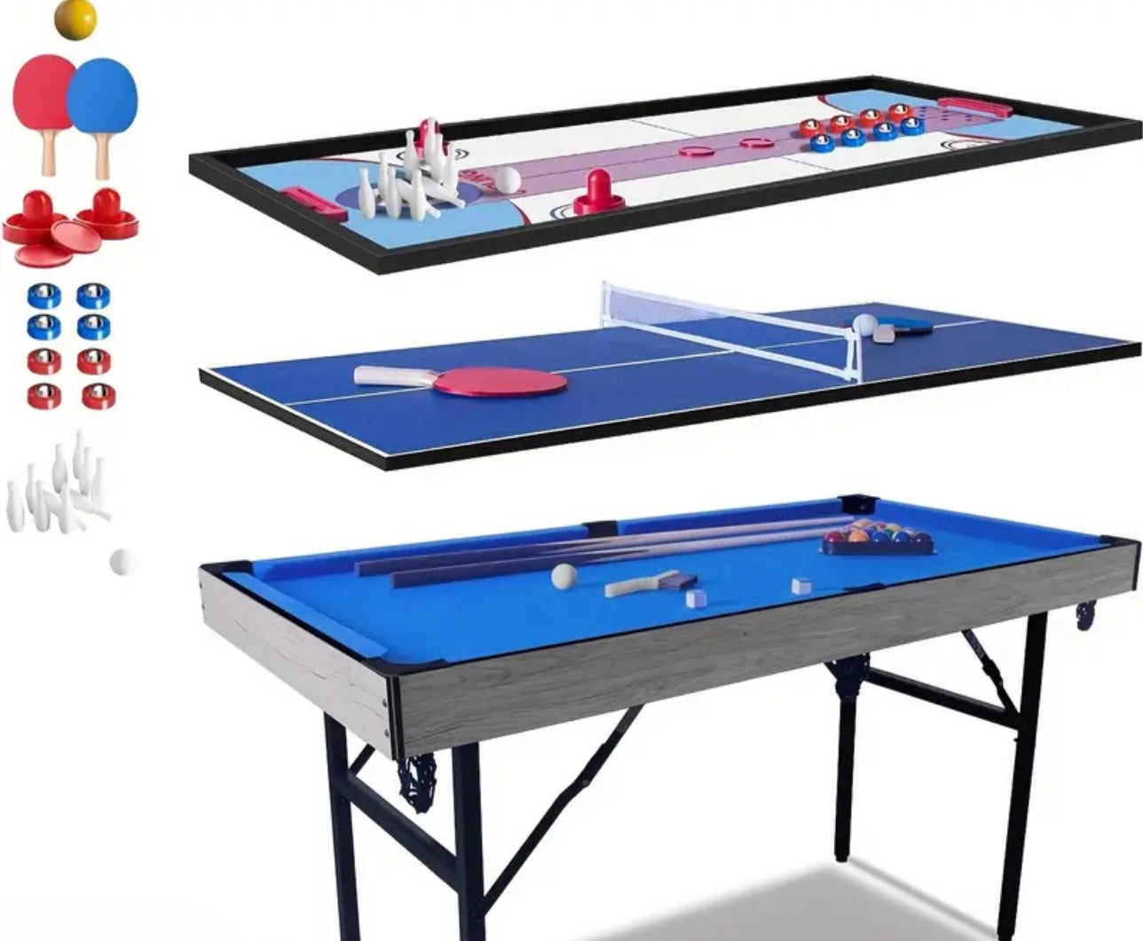 5-Foot Folding 3-in-1 Multi-Purpose Ball Table