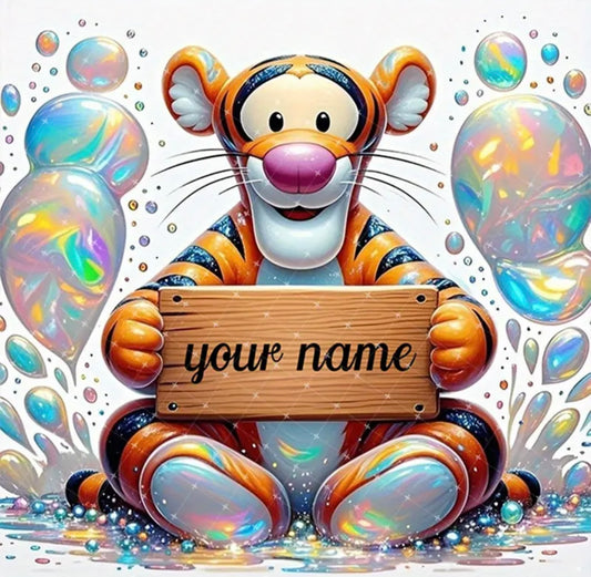 Personalised Tigger Diamond Art