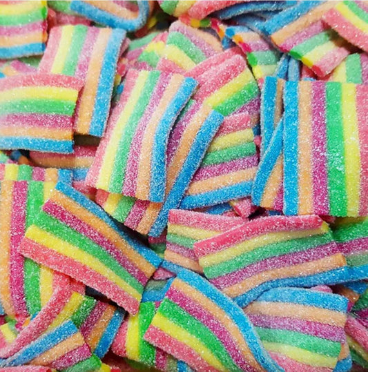 Fizzy Rainbow Mini Belts 140G