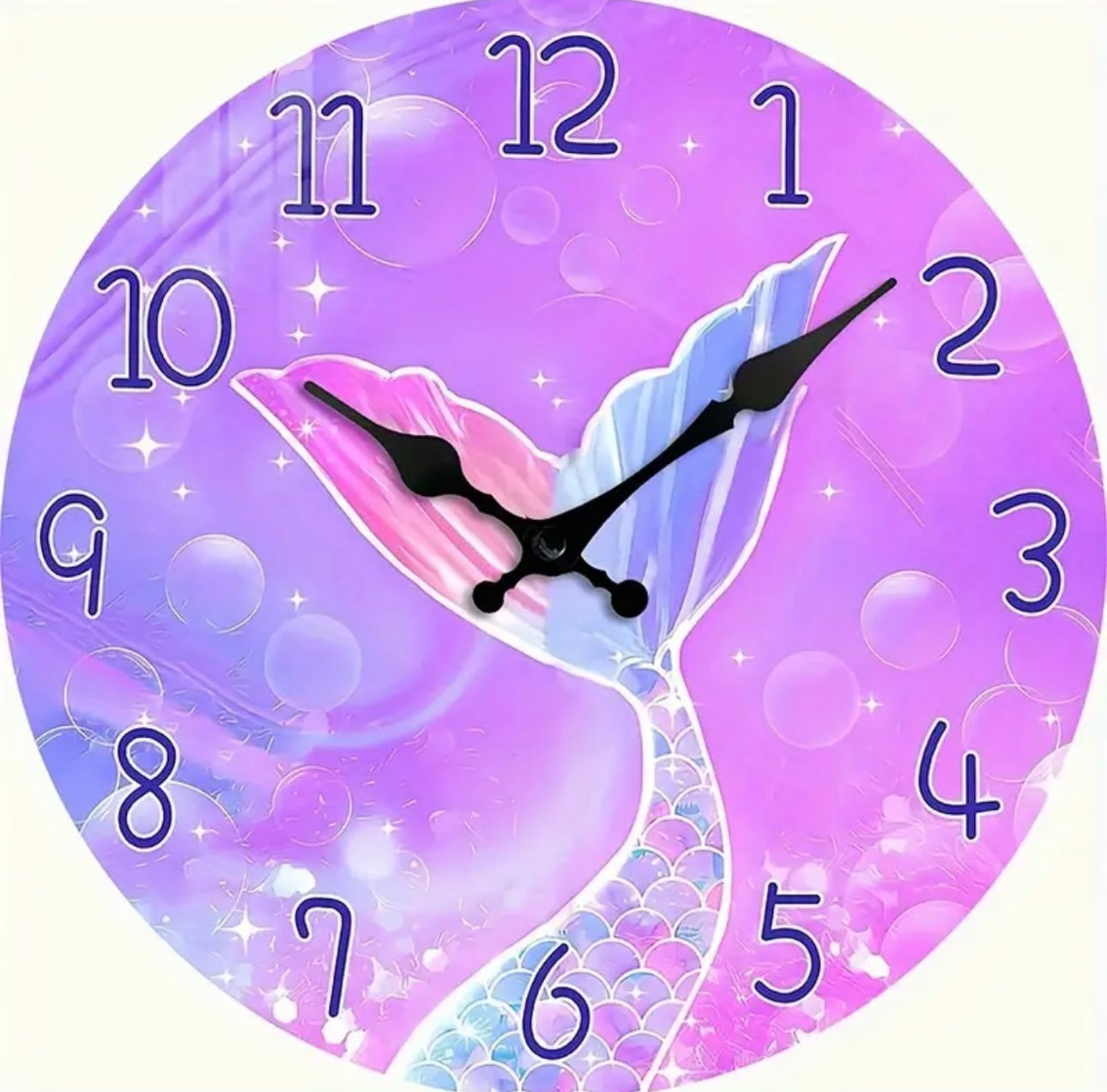 Dreamy Mermaid Wall Clock