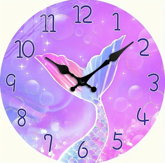 Dreamy Mermaid Wall Clock