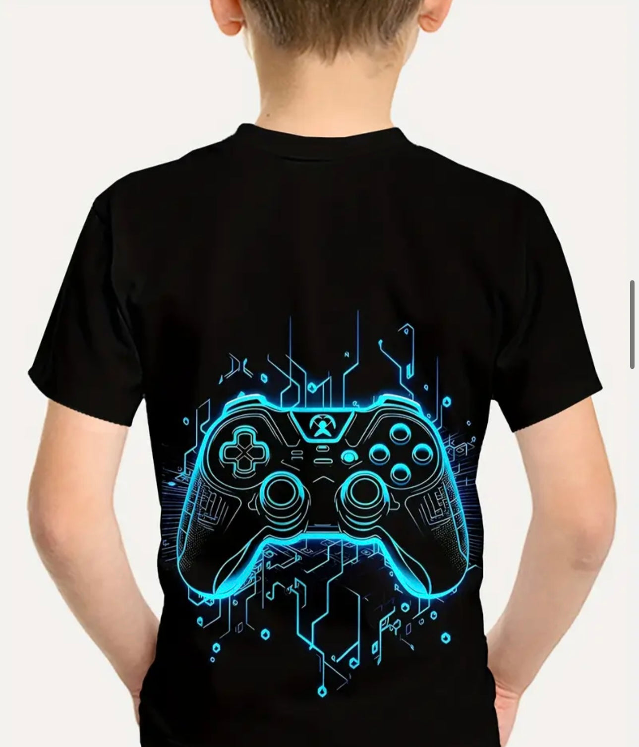 3D Game Controller Graphic T-Shirt