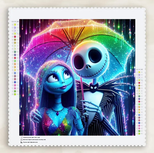 Jack & Sally Diamond Art