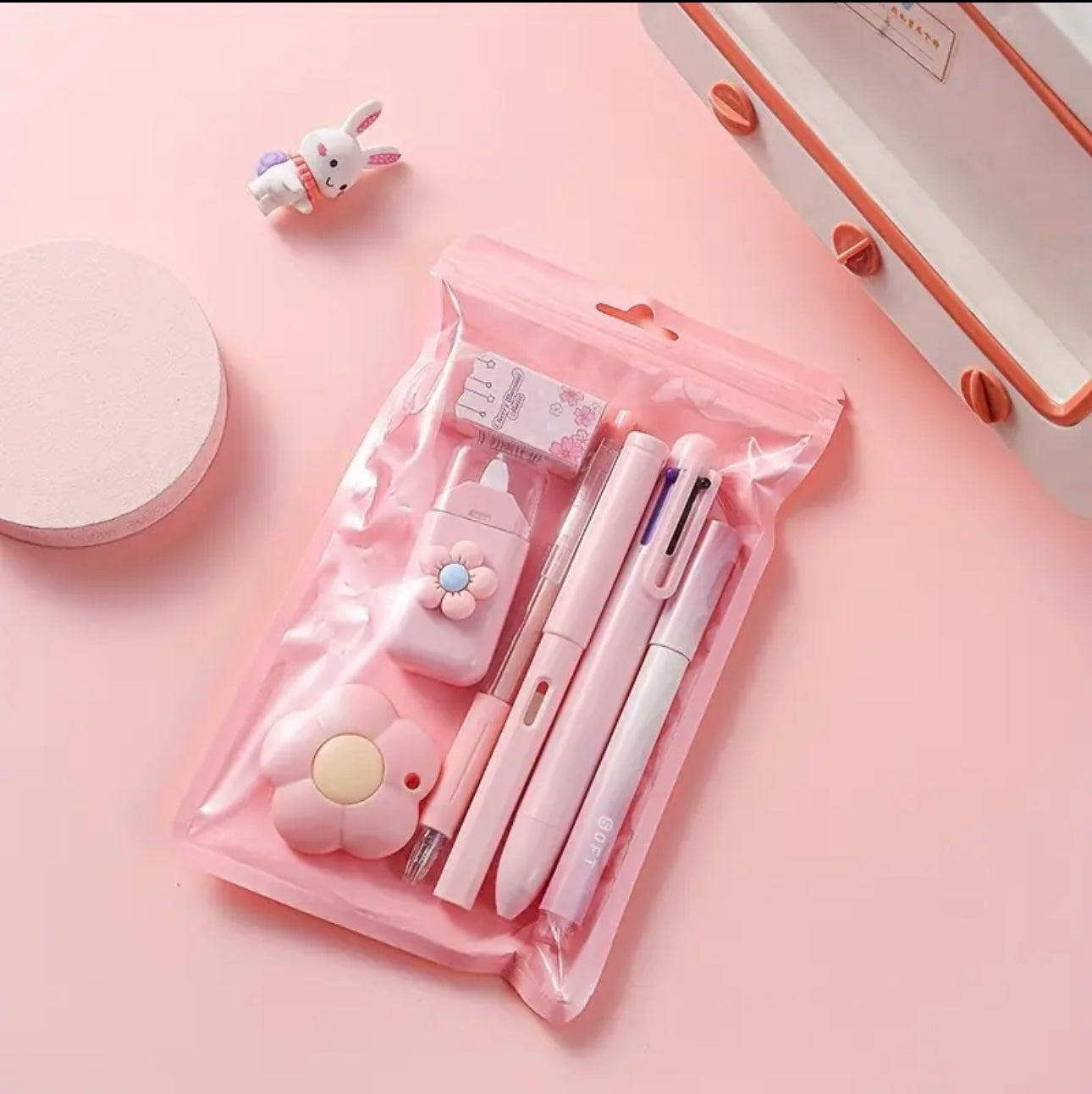 1set Cute School Supplies Gift Box