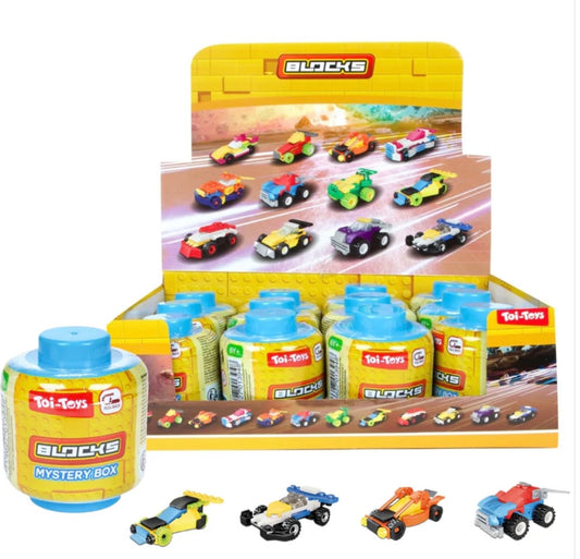 Blocks Buildable Racing Car Vehicle Mystery Blind Box