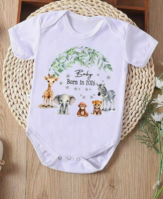 Animal Print Baby Born In 2026 Vest