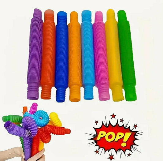 10pc pull pipe toys