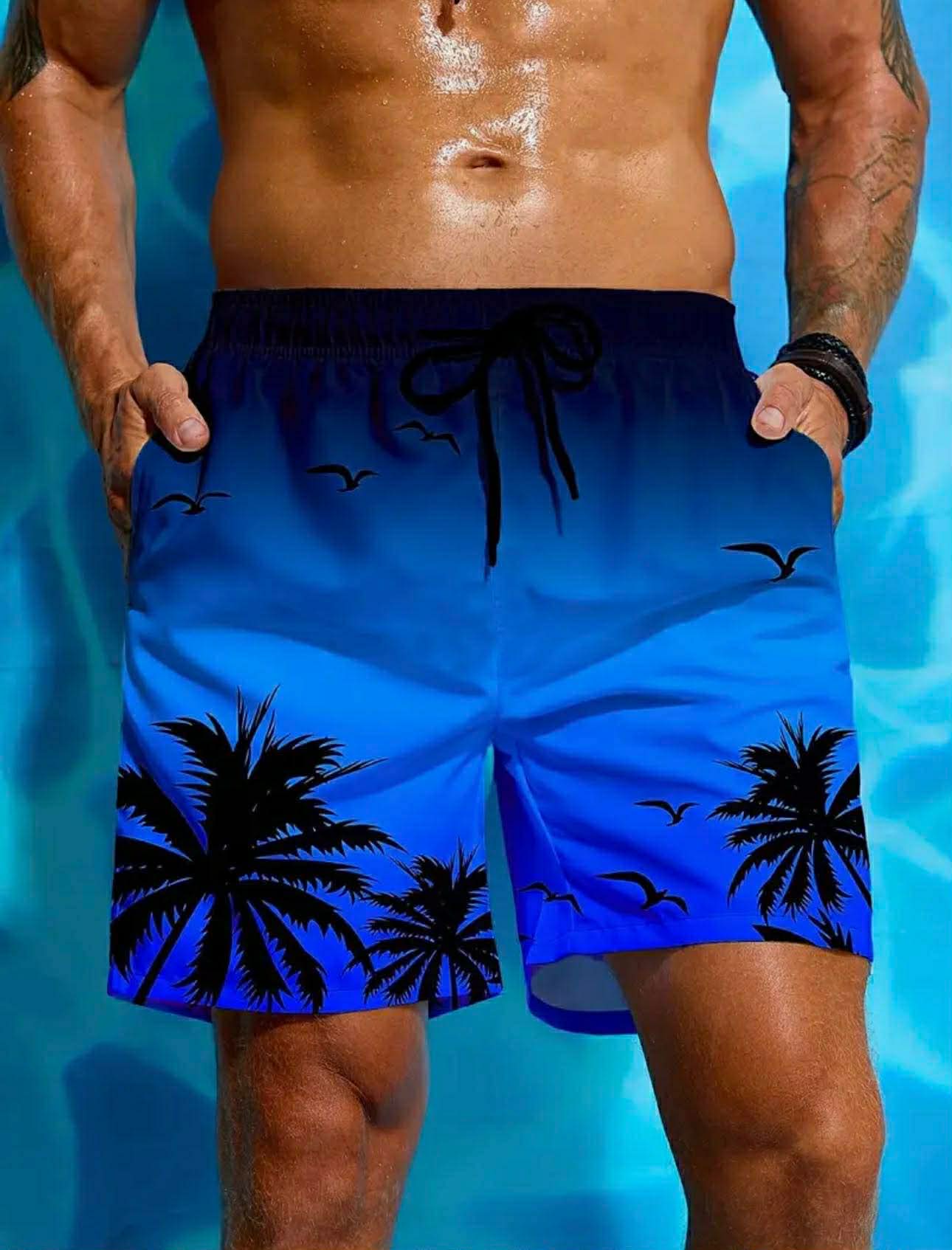 Men’s Palm Tree Swim Shorts