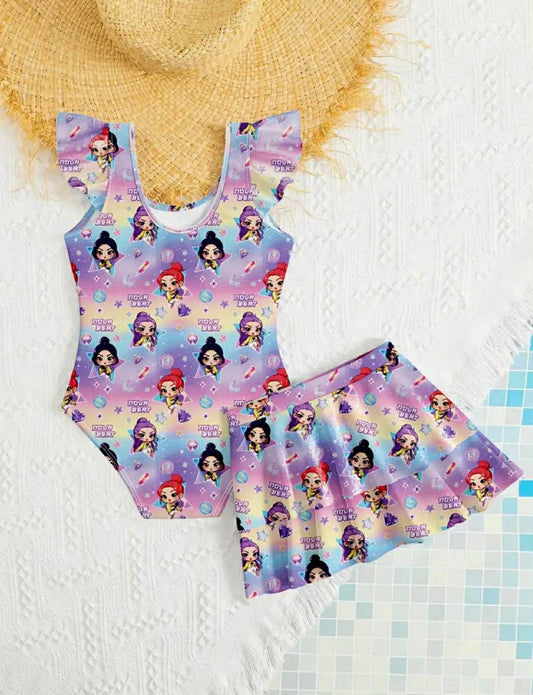 Girls 2Pc Swimsuit Set