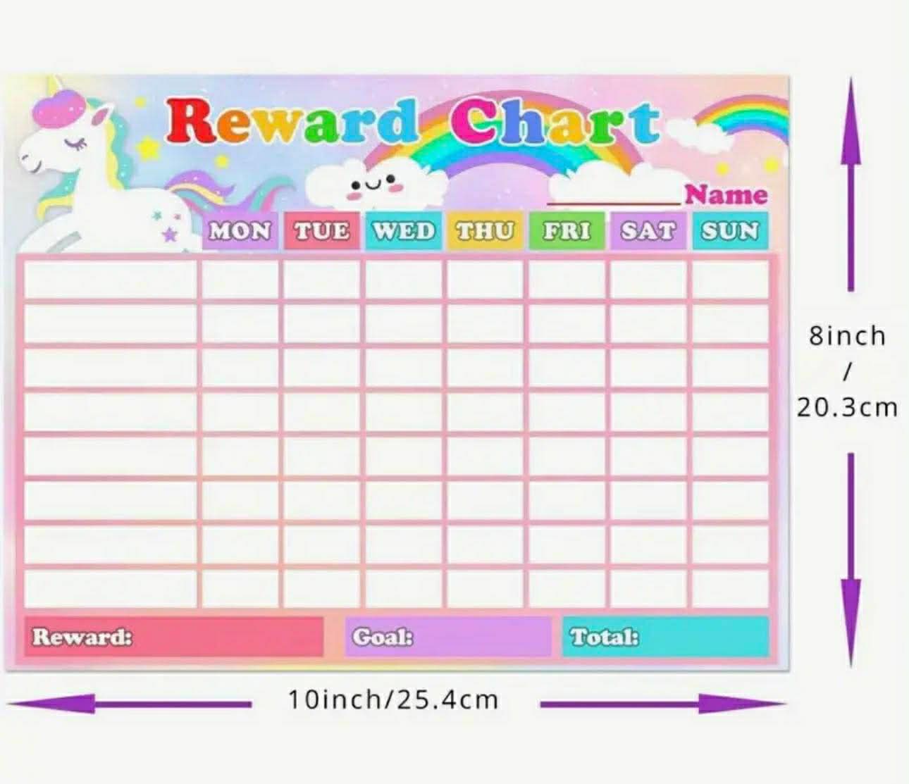 12pcs Monthly Reward Charts