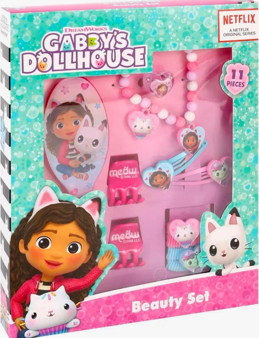 Gabby Doll House 11pcs Girls Hair Accessories Beauty Set