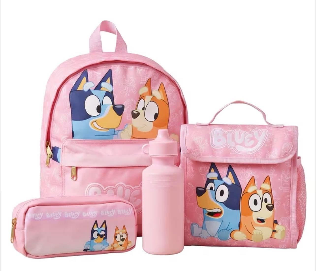 Bluey Girls 4pcs Backpack Set