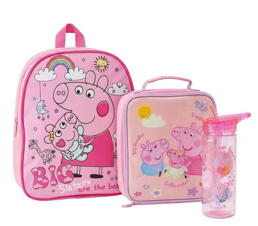 Peppa Pig 3Pcs Backpack Set