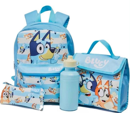Bluey 4pcs Backpack Set