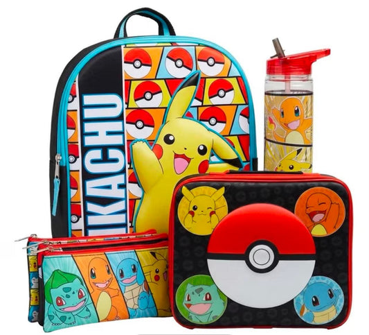 Pokémon 4pcs Backpack Set