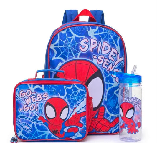 Spider-Man 3Pcs backpack Set