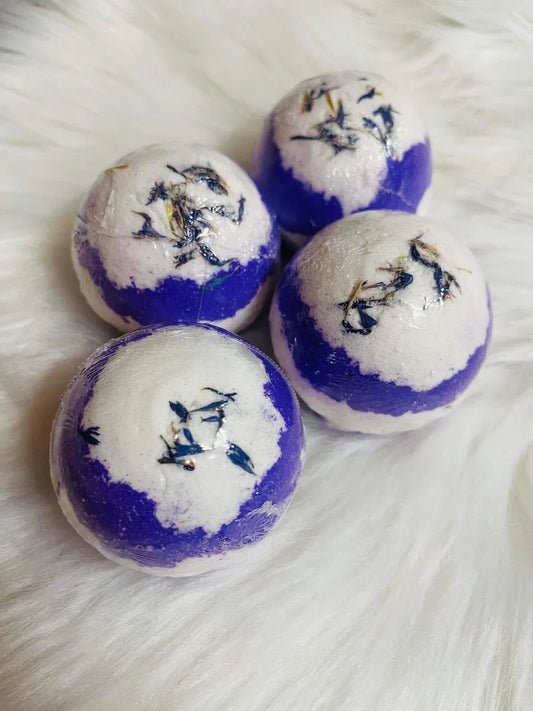 La Lavender Round Bath Bomb