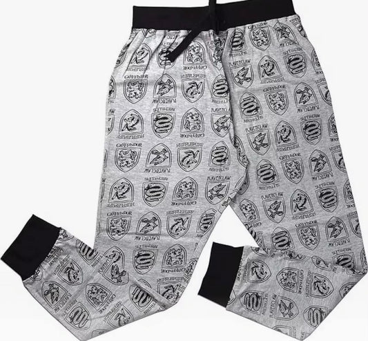 Mens Official Grey Harry Potter Loungepants