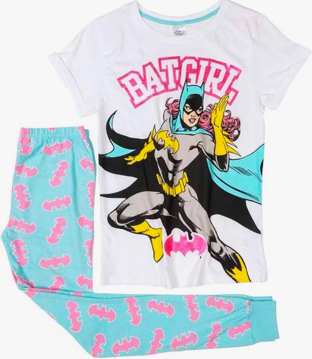 Official DC Comics Batgirl Ladies Pyjamas Set