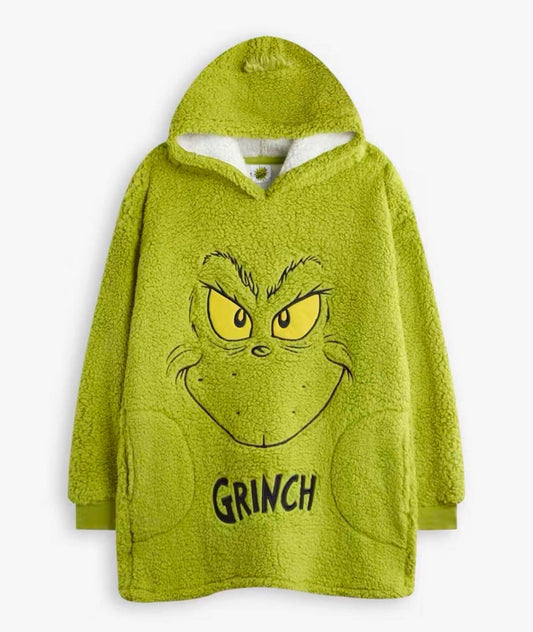 The Grinch Kids Hoodie Blanket