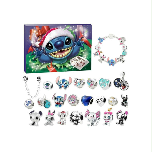 Lilo & Stitch A Christmas Advent Calendars Charm Bracelet Set