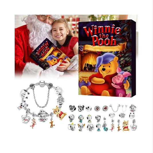 Winnie The Pooh Christmas Advent Calendars Charm Bracelet Set
