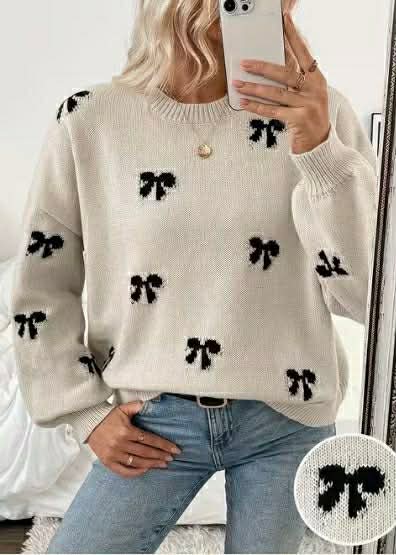 Bow Plus Size Jumper