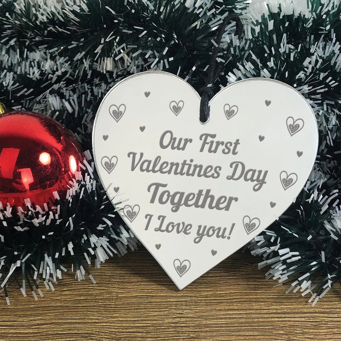 Our First Valentines Day Hanging Heart