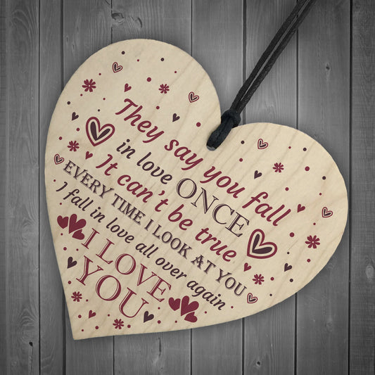Fall In Love All Over Again Plaque