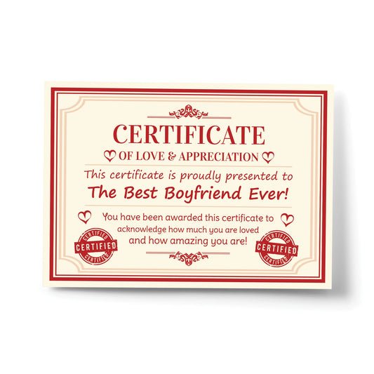 Boyfriend Certificate