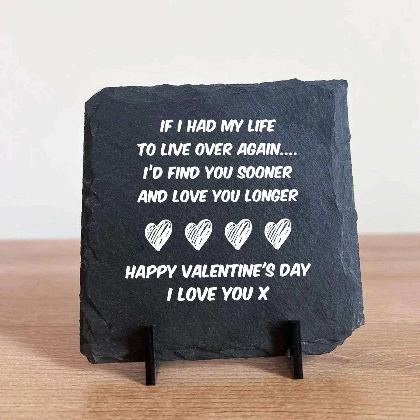 Valentine Slate Plaque