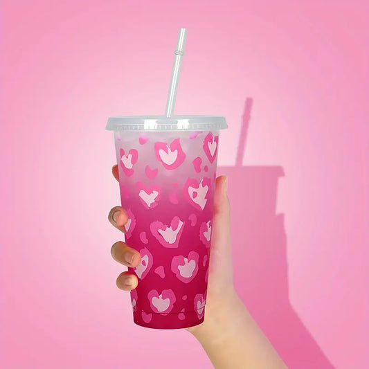 Love Heart Colour Changing Cold Cup
