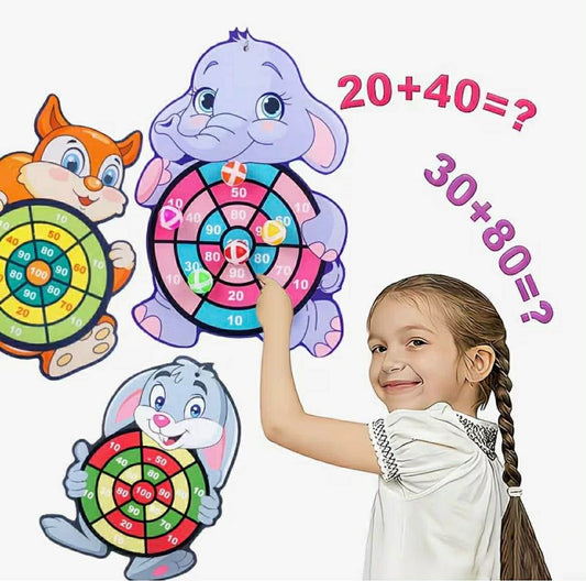 Kids Sticky Ball Dartboard Set