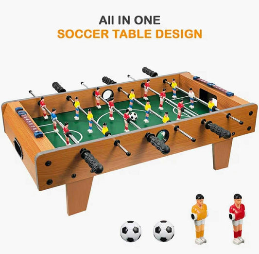 Wooden Table Football Game