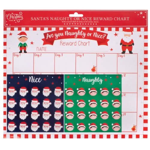 SANTAS NAUGHTY OR NICE CHART
