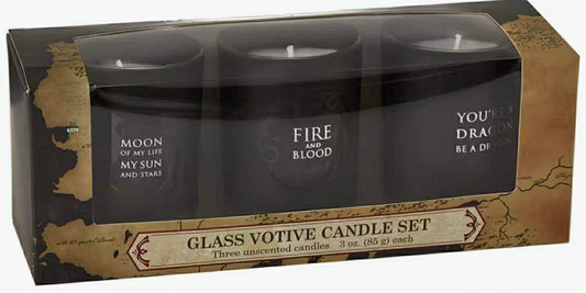 Game of Thrones: Glass Votive Candle Pack (Set of 3)