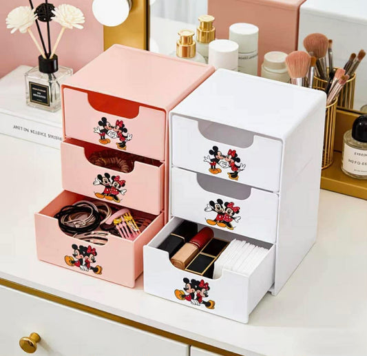 Disney Mickey & Minnie Three-Tier Drawer Storage Box