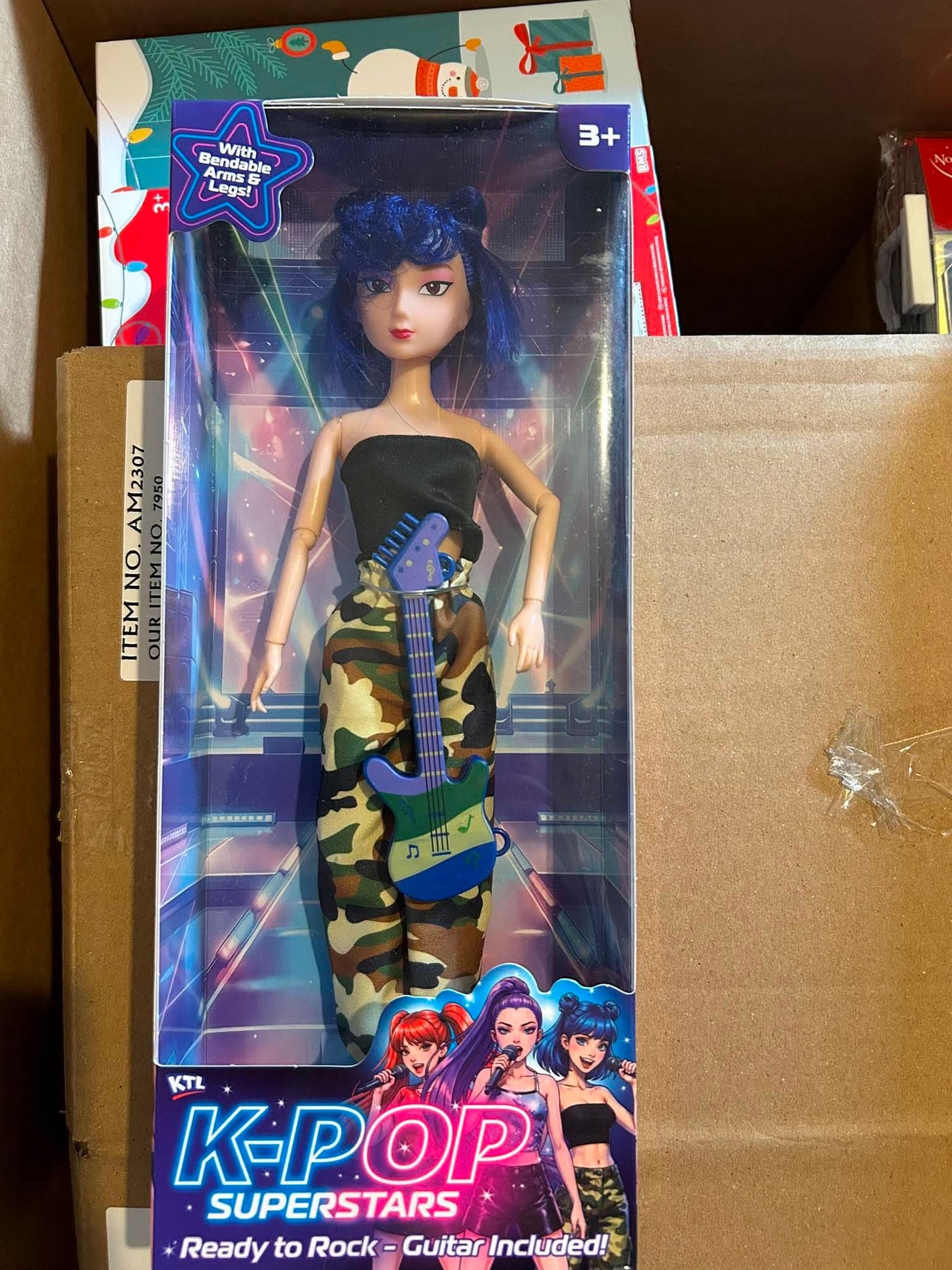 11.5" K-POP SUPERSTAR DOLL WITH MUSIC INSTRUMENTS