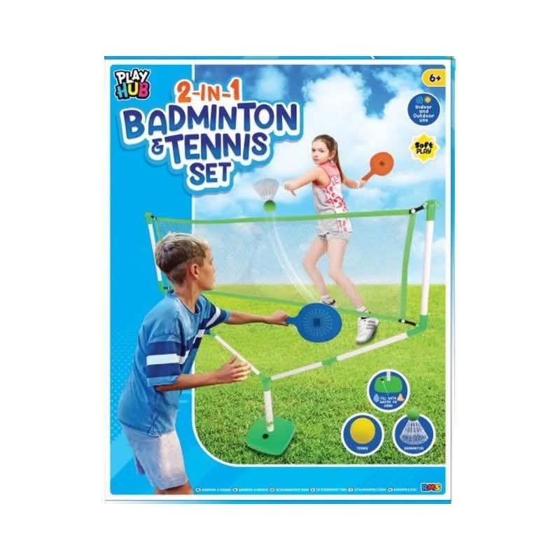 2 In 1 Badminton & Tennis Net set