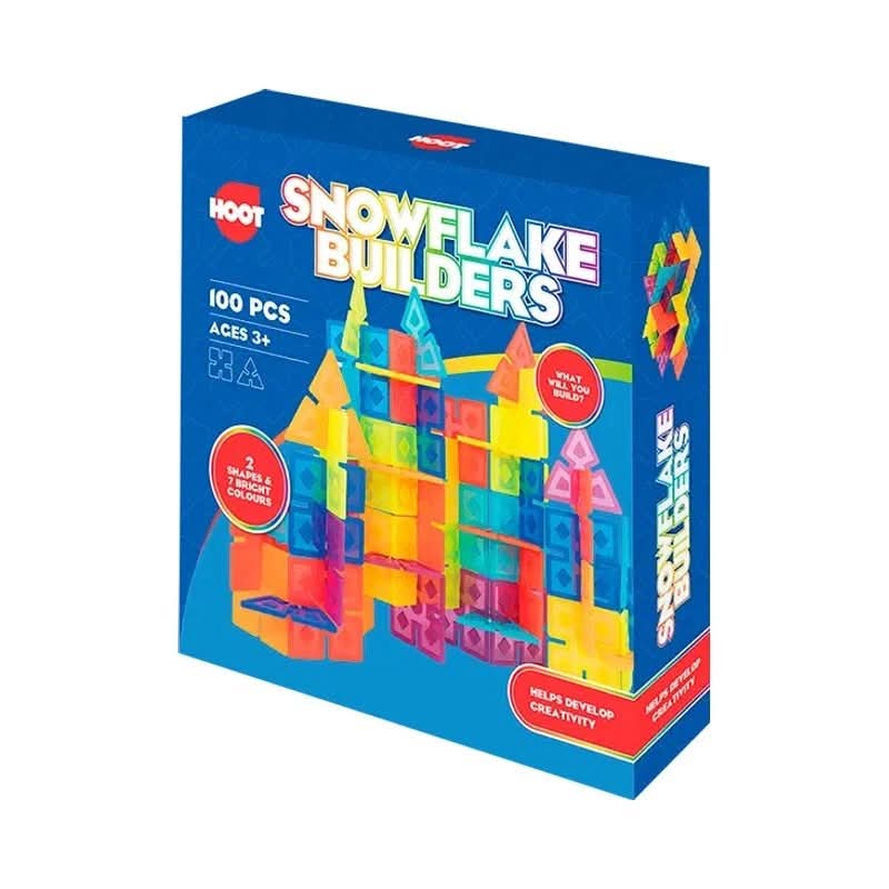 Snowflake Builders Building Blocks Set - 100 Pieces
