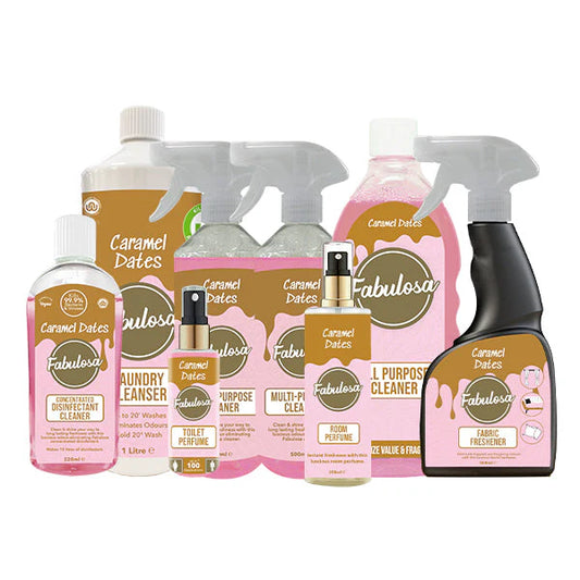 Fabulosa Caramel Dates Fragranced Household Cleaning Bundle