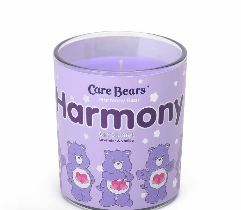 Care bear glass candles