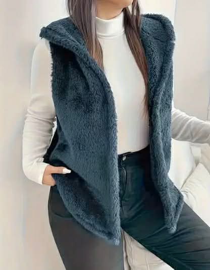 Plus Size Vest Jacket