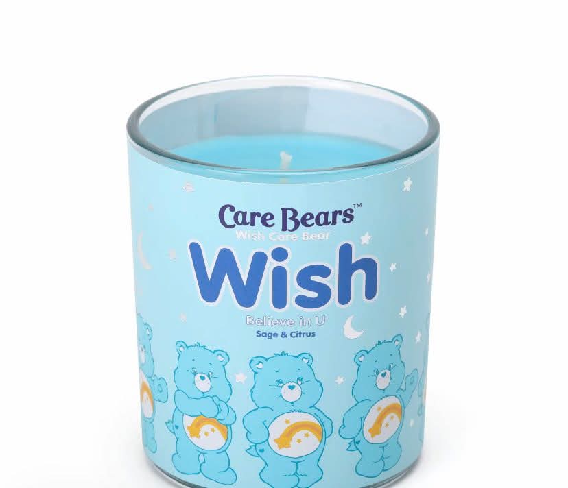 Care bear glass candles