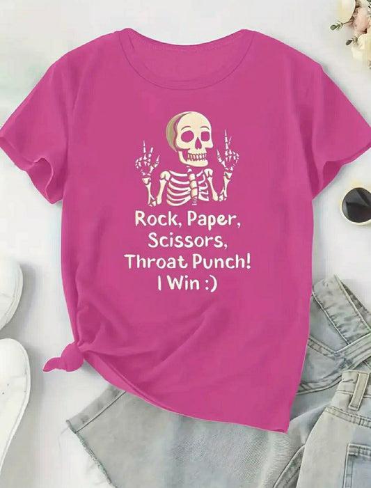 Plus Size Throat Punch I Win T-Shirt